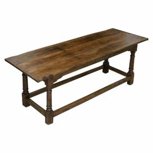 VERY RARE CHARLES I 1630 OAK REFECTORY DINING HALL TABLE, PLAISH HALL SHROPSHIRE - Picture 1 of 12