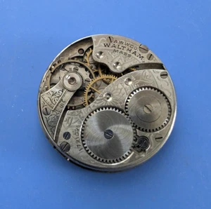 RELOJ BOLSILLO WALTHAM GRADO 161 TALLA 0 VINTAGE MOVIMIENTO FUNCIONANDO - Imagen 1 de 2