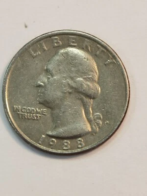 United States of America quarter dollar 1988 P #318 - Image 1 of 2