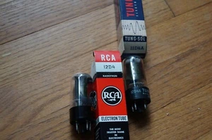 2 tubos vintage NOS 12D4, 12D4A, RCA y TungSol - Imagen 1 de 4