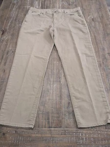 Banana Republic Travel Slim Fit Jeans Men's 36x27 Khaki Beige - Picture 1 of 10