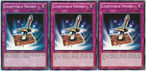 Yu-Gi-Oh! Lightforce Sword x3 DPYG-EN029 & TGLD-ENB37 NM Playset - Picture 1 of 1