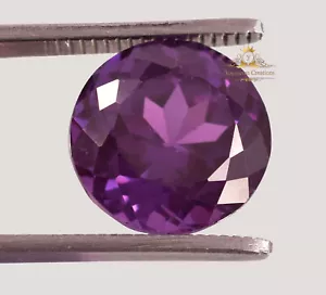 Natural Color Changing Ceylon Sapphire 7.15 Ct Round Certified Loose Gemstone - Picture 1 of 5