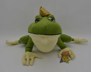 Nanco Shrek the Third King Harold Frog w/Gold Crown 2006 12" Plush with tag - Picture 1 of 12