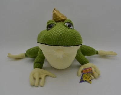 Nanco Shrek el Tercer Rey Rana Harold con Corona de Oro 2006 12" Peluche con etiqueta Foto 1 de 4
