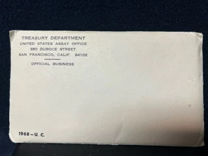1968 Kursmünzensatz U.S Mint Original Regierungsverpackung OGP - Bild 1 von 1
