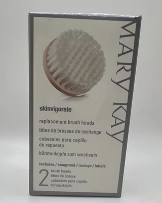 •NEW• Mary Kay Skinvigorate Replacement 2 Pack Facial Cleansing Brush Heads NIB - image 1 of 4