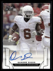 Qandre Diggs 2015 Leaf Draft Auto - Picture 1 of 2