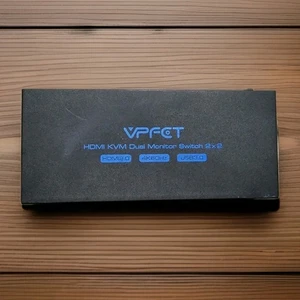 VPFET VP-SW220 HDMI KVM Dual Monitor Switch 2 x 2 PC Extended Display No Cables - Picture 1 of 6