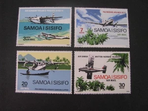 Samoa Briefmarken Set Luftpost Scott # C3-C6 unbenutzt... kostenloser internationaler Versand - Bild 1 von 5