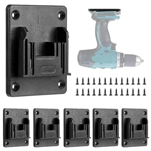 Wall Mount Battery Holder Bottom Storage Battery Bracket For Makita/Bosch 18V - Picture 1 of 13