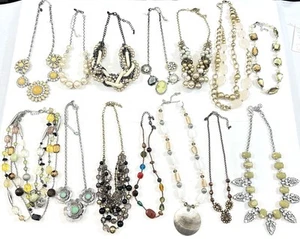 Lot of 14 Piece LIA SOPHIA Jewelry Necklaces - Picture 1 of 8