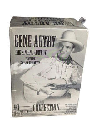 Vintage 1996 Gene Autry 5 VHS Tapes/10 Movie Box Set Collection NEW/SEALED - Image 1 of 4