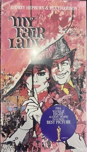 My Fair Lady (2-VHS, 1991, 20th Century Fox) Audrey Hepburn/Rex Harrison! Sealed - Picture 1 of 2