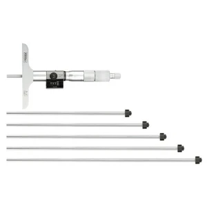 Micrómetro de profundidad de contador de dígitos Fowler 52-225-226-0 0-6" con base de 4" - Imagen 1 de 1