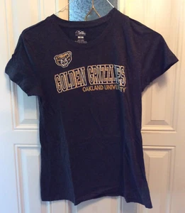 Oakland University Golden Grizzlies graues Damen-T-Shirt – Größe Small - Bild 1 von 3