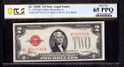 1928 C $2 Legal Tender Red Seal Note Fr.1504 Ba Block Pcgs B Gem Unc 65 Ppq