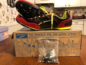 Brand New Brooks PR MD 46.61 Mens Size 13 Track Shoes W/ Spikes