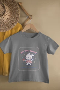 All You Need is Cupcakes, Coffee, and Kitty Love Hello Kitty Cafe Toddler Tshirt - Picture 1 of 10