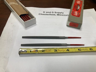 **Lot of 2**, Simonds 73426000, Machiniists Square Files, Smooth Double Cut, 4" - Image 1 of 4