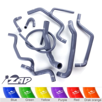 Gray For 1994-98 Volkswagen GOLF Mk3 Jetta Vento A3 VR6 Silicone Radiator Hoses - Image 1 of 4