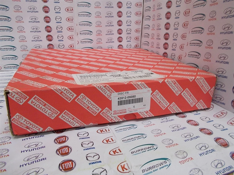 Discos de freno delantero genuinos Toyota Avensis 2003-2009 y Corolla Verso 2004-2009 x2 Foto 1 de 1