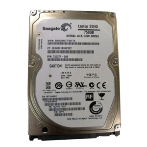 Seagate 750GB ST750LM000 5400RPM SATA 2.5" SSHD Hybrid Hard Disk Drive - Picture 1 of 4