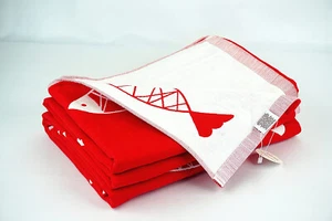 C&H Solutions 100% Baumwolle, dreilagig gewebt, atmungsaktiv und absorbiert Feuchtigkeit Qu - Bild 1 von 2