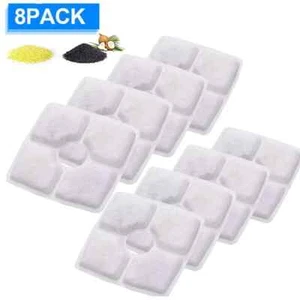 8 PIEZAS Filtros de Fuente Universal para Mascotas de Repuesto para Agua Automática para Gatos y Perros - Imagen 1 de 7