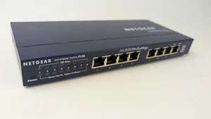 NETGEAR PROSAFE FS108 8-Port 10/100Mbps Fast Ethernet Switch Switching - Picture 1 of 3