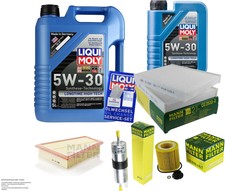 INSPECTION KIT FILTER LIQUI MOLY OIL 6L 5W-30 for BMW 5 Series F10 F18 520i F11