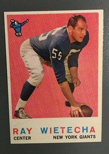 1959 TOPPS #99 RAY WIETECHA NM-MT NEW YORK GIANTS