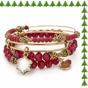 Alex und Ani Schneeflocke 3er Set Armbänder - Bild 1 von 1