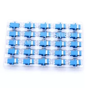 25Pcs LC to LC Duplex Fiber Optical Connector Optic Adapter Flange Coupler LC-LC - Picture 1 of 7