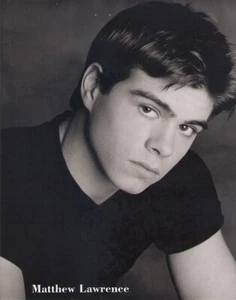 Matthew Lawrence 8x10 Original Headshot Promo Foto mit Lebenslauf - Bild 1 von 1