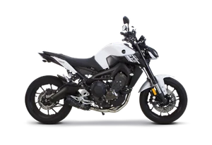 Two Brothers Carbon Fiber Full Exhaust S1R Black 2014-2020 FZ-09 MT-09 FJ-09   - Picture 1 of 5