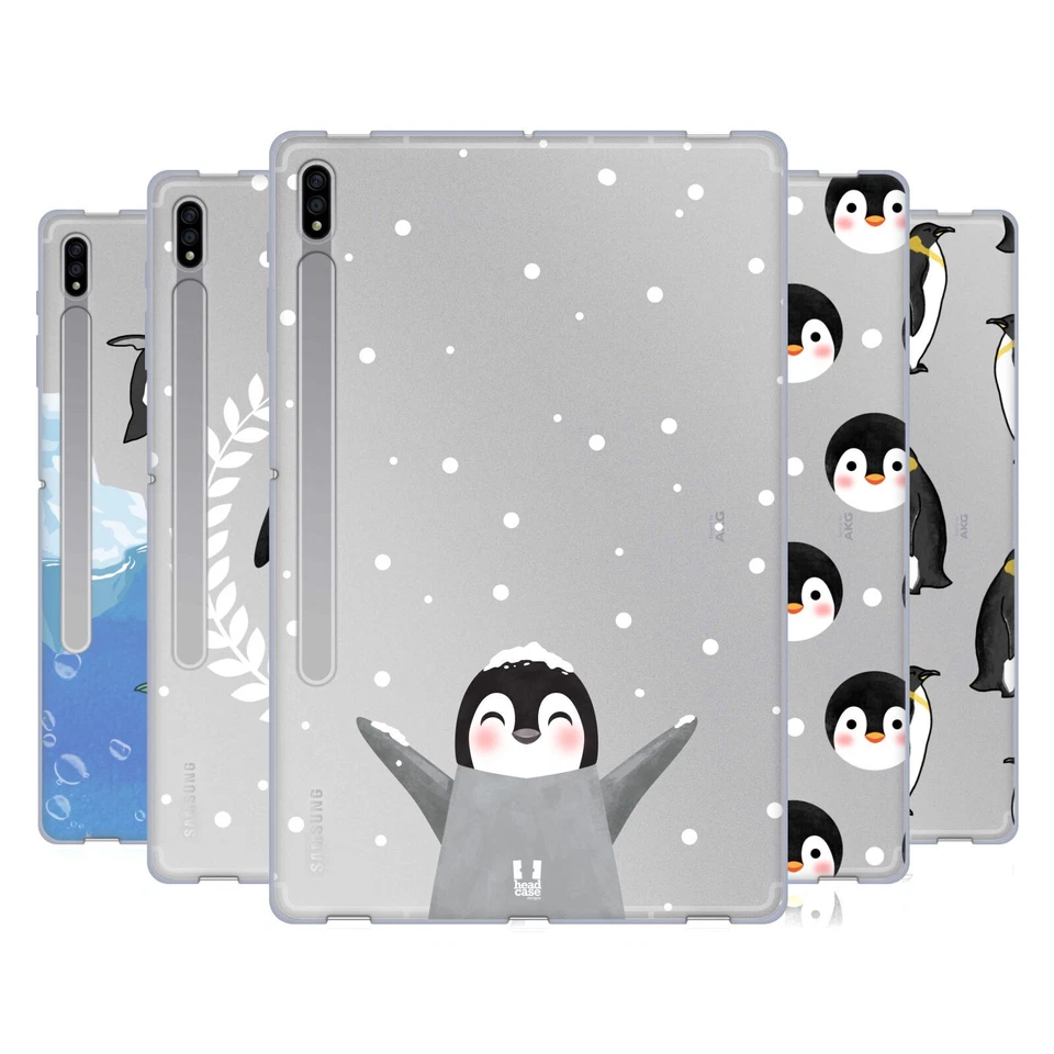 FUNDA GEL SUAVE HEAD CASE DESIGNS COLECCIÓN PINGÜINO PARA TABLETS SAMSUNG 1 Foto 1 de 4