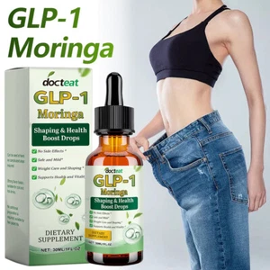 GLP-1 Moringa Slimming Health Boost Drops Liquid 30ml / Weight Loss and Slimming - Picture 1 of 17