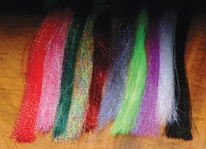 Hareline Dubbin UV PEARL KRYSTAL FLASH Fly & Jig Tying Flash Material Pick Color - Picture 1 of 7