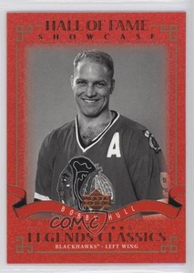 2004-05 Upper Deck Legends Classics Hall of Fame Showcase Bobby Hull #83 HOF
