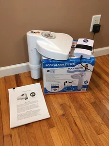 **POOLWATCH POOL ALARM SYSTEM w/REMOTE ALARM ABOVE GROUND IN-GROUND FALSE DETECT - Picture 1 of 16