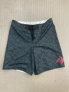Tony Hawk Board Shorts Swim Trunks Men Size 38 black color all polyester - Picture 1 of 8