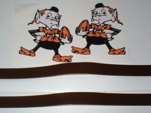 CLEVELAND BROWNS FULL SIZE FOOTBALL DECALS