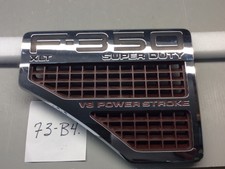 OEM 2008 2009 2010 FORD F350 SUPER DUTY POWER STROKE LH DRIVER VENT EMBLEM
