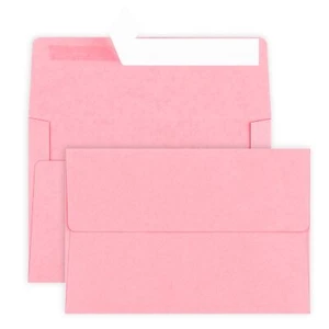 100 Pack 4x6 Envelopes A4 Pink Envelopes Self Seal Printable Envelopes for In... - Picture 1 of 7