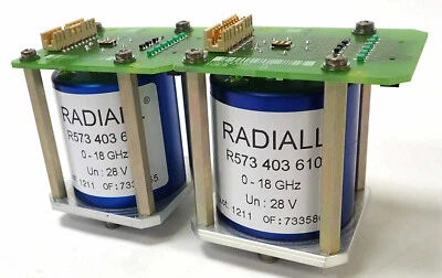 RADIALL R573 403 610 COAXIAL SWITCH SP6T SMA 18 GHz LOT OF 2 FROM WORKING SYSTEM - Bild 1 von 4