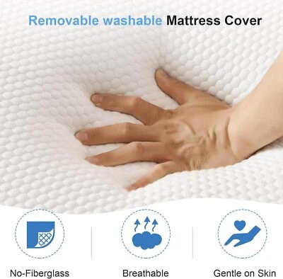 TWOLIKE 6" 8" 10" 12"14" Twin Full Queen Size Memory Foam Breathable for Sleep Mattress