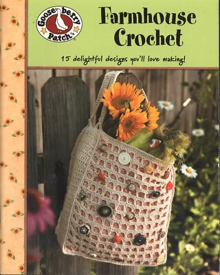 Farmhouse Crochet Gooseberry Patch Leisure Arts 15 Designs Crochet Pattern Book - Image 1 of 2