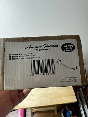 American Standard 7455024.002 铬系列 24 英寸毛巾架  — 第 1/3 张图片