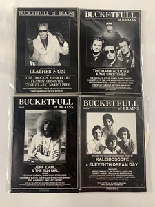 Lot of 4 Bucketfull of Brains Vintage Fanzine Magazine w/ Singles 22 29 35 36 - Picture 1 of 6